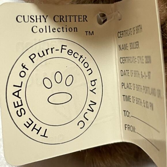 Cushy Critter Collection "Boulder" the Big Horn Sheep, NWT - Picture 8 of 12